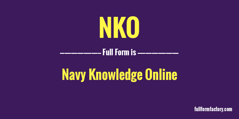 nko-full-form