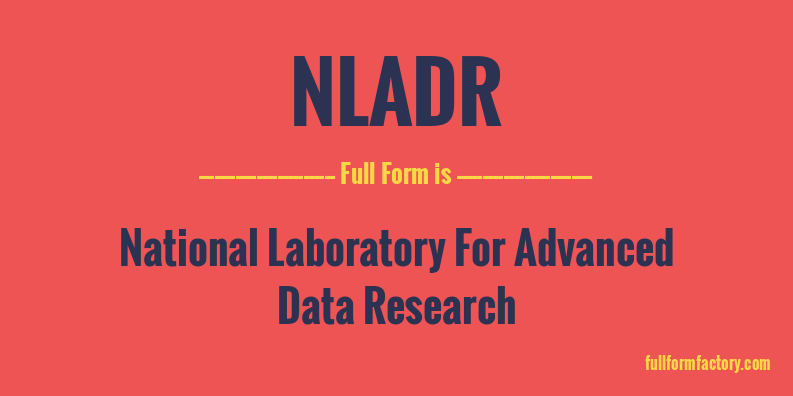 nladr-full-form
