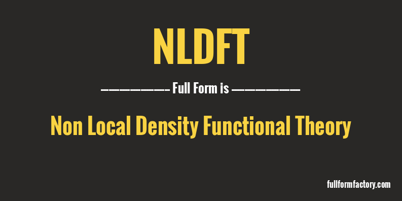nldft-full-form