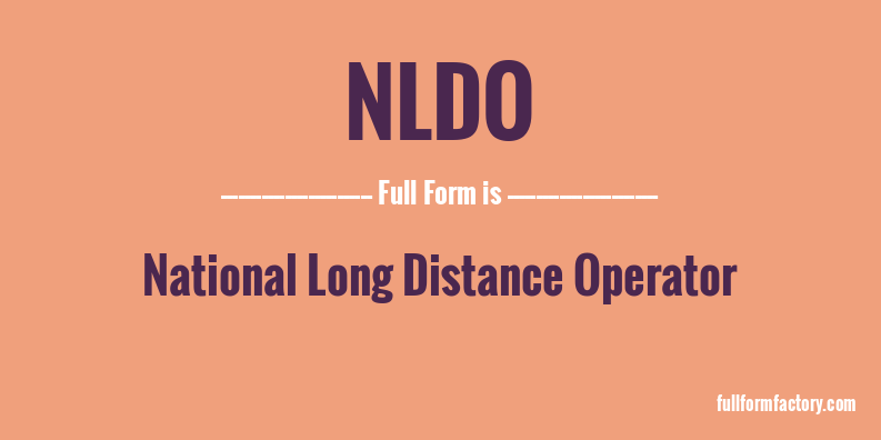nldo-full-form