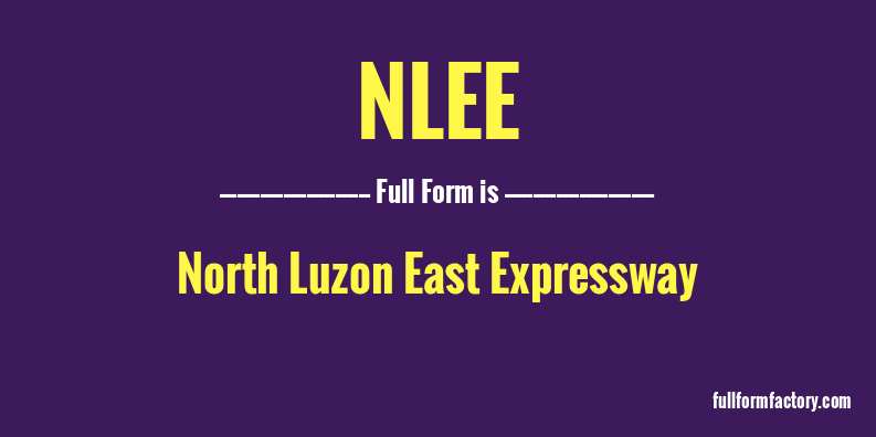 nlee-full-form