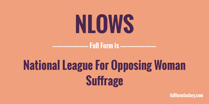 nlows-full-form