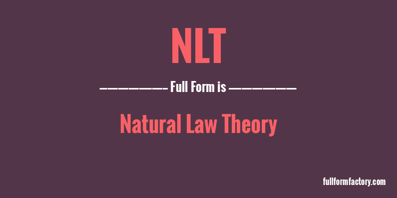 nlt-full-form