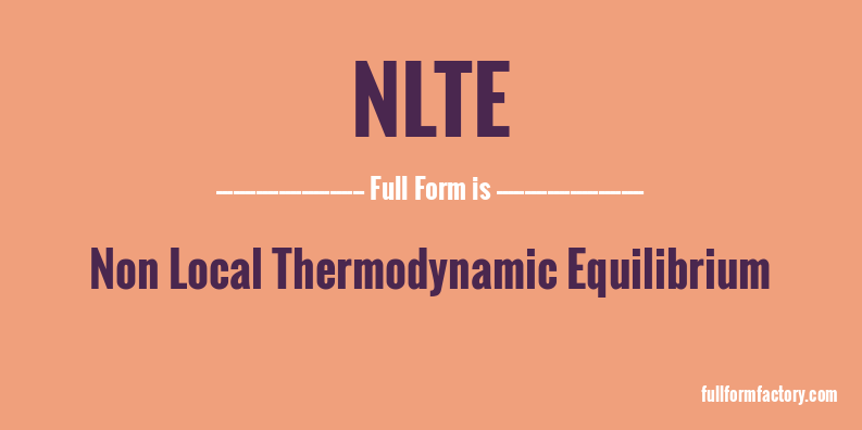 nlte-full-form