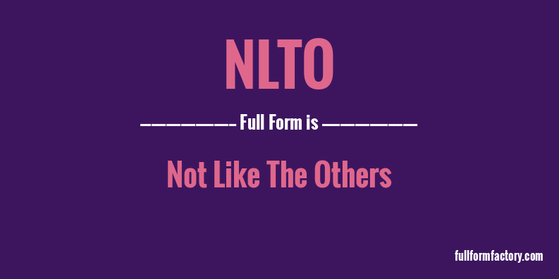 nlto-full-form