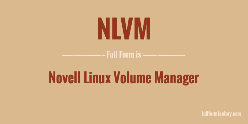 nlvm-full-form