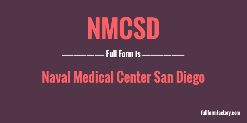 nmcsd-full-form