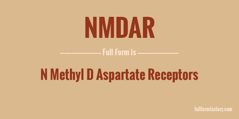 nmdar-full-form