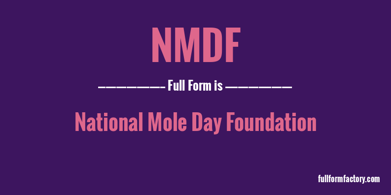 nmdf-full-form