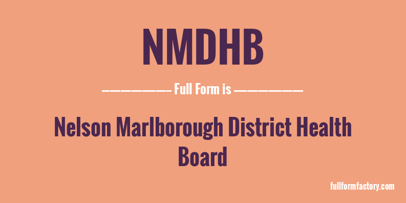 nmdhb-full-form