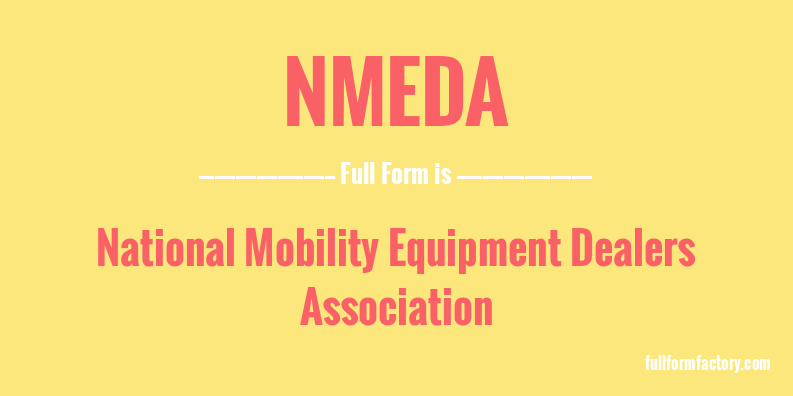 nmeda-full-form