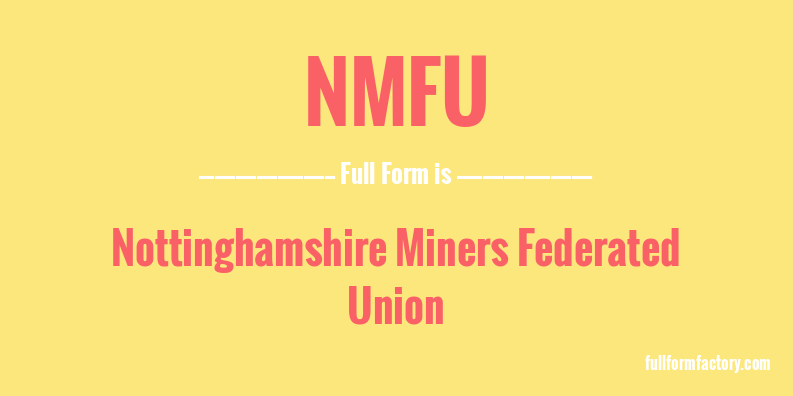 nmfu-full-form