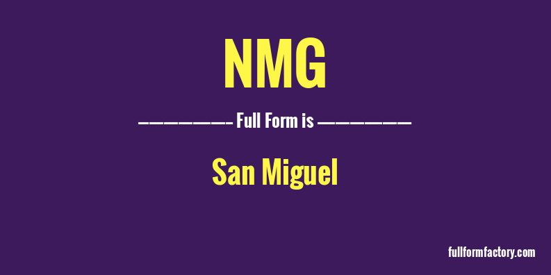 nmg-full-form