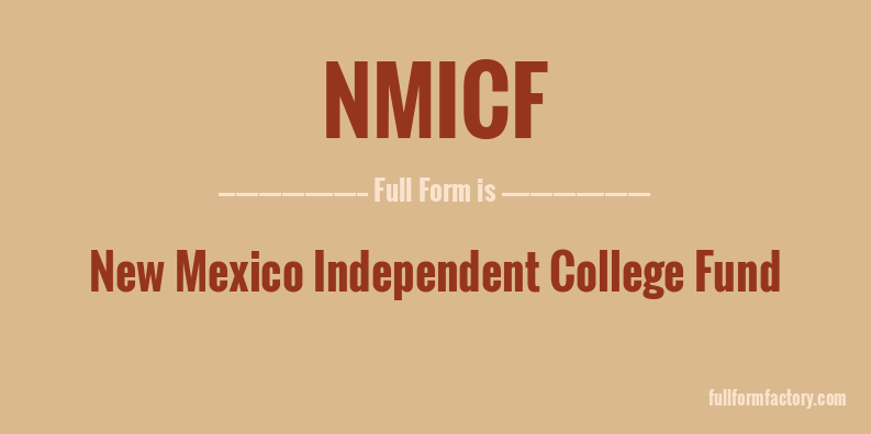 nmicf-full-form