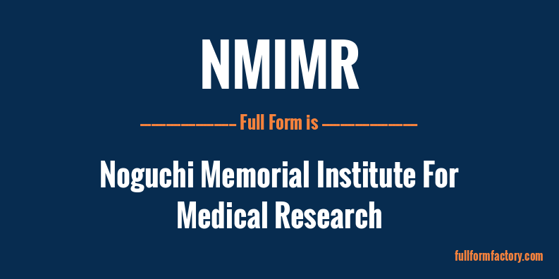 nmimr-full-form