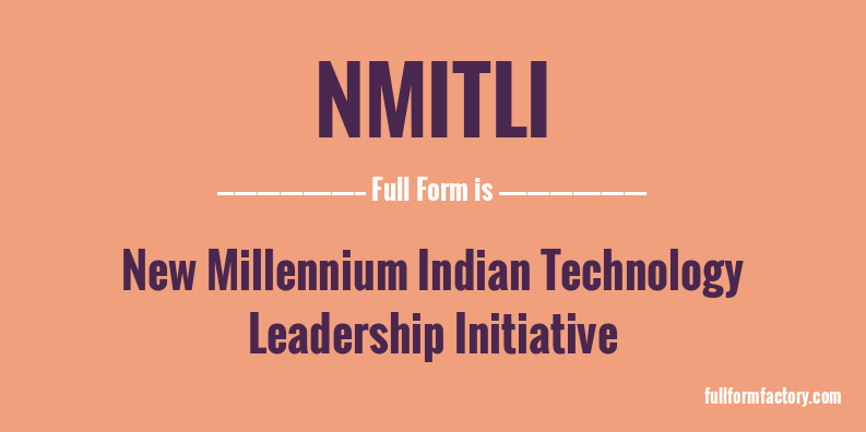 nmitli-full-form