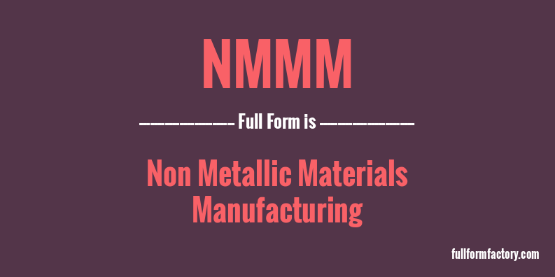 nmmm-full-form
