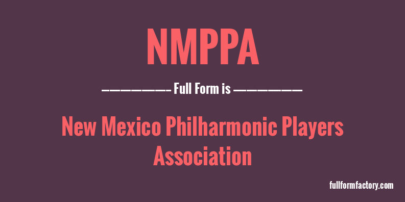 nmppa-full-form