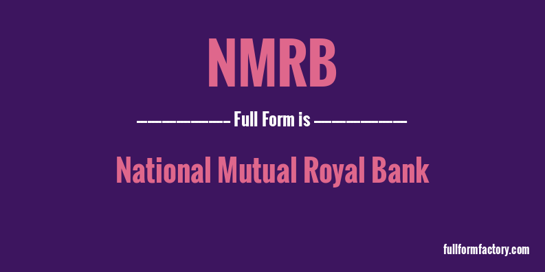nmrb-full-form