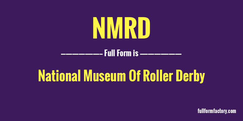 nmrd-full-form