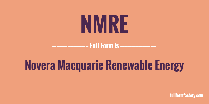 nmre-full-form