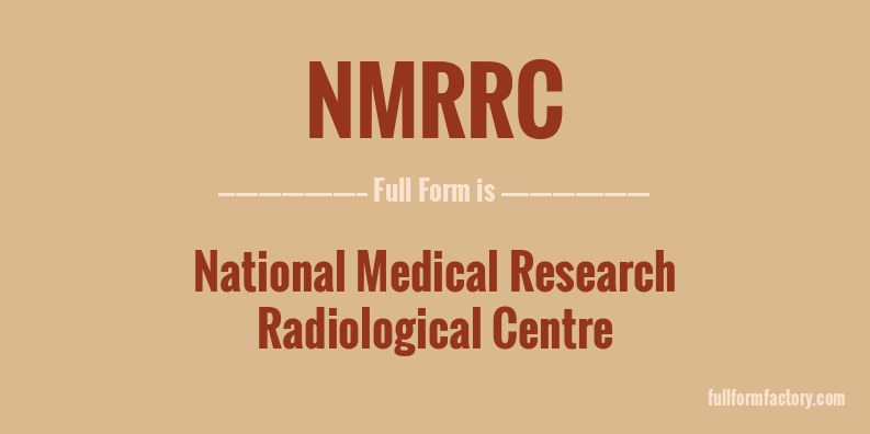 nmrrc-full-form