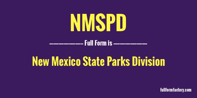 nmspd-full-form