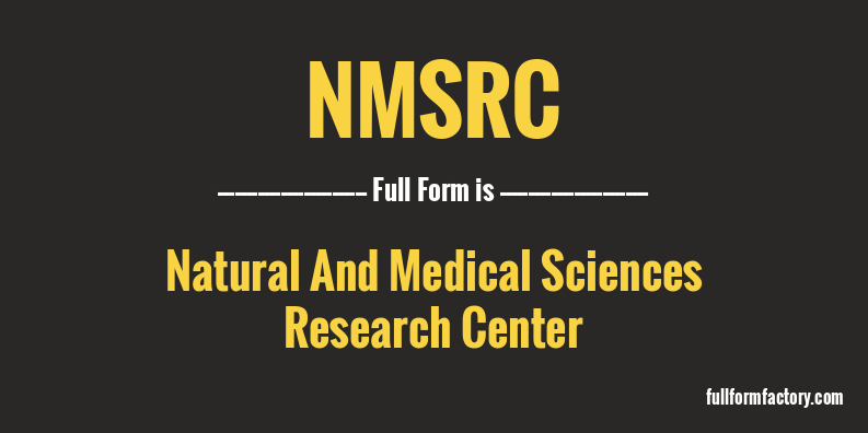 nmsrc-full-form