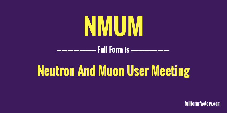 nmum-full-form