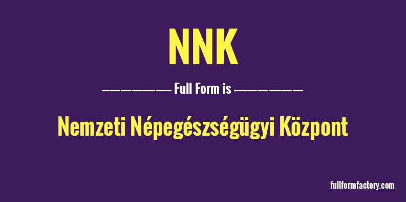 nnk-full-form