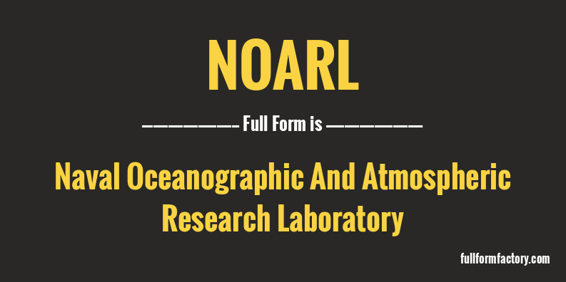 noarl-full-form