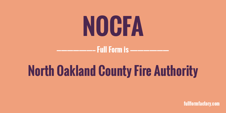 nocfa-full-form