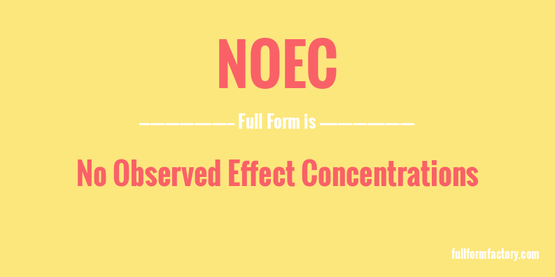 noec-full-form