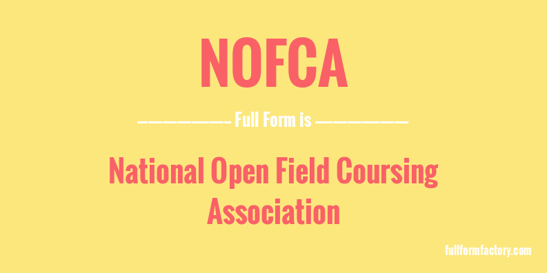 nofca-full-form