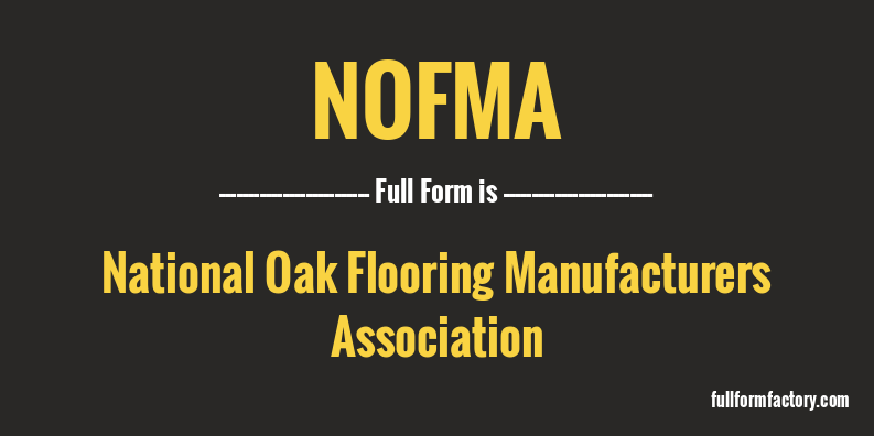nofma-full-form