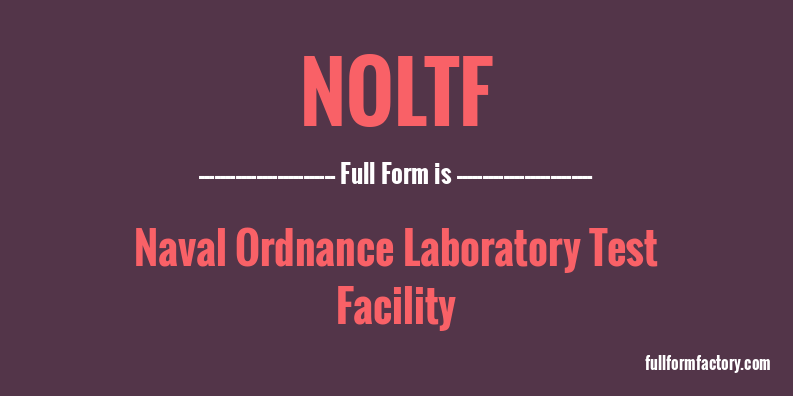 noltf-full-form