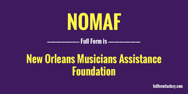 nomaf-full-form