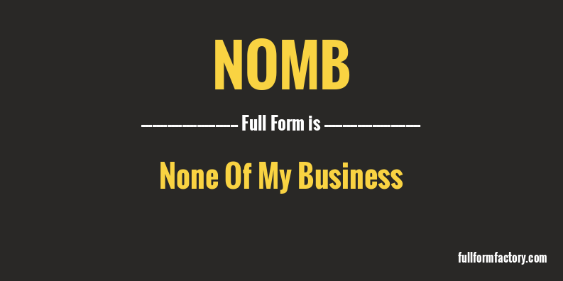 nomb-full-form