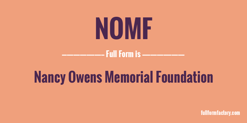 nomf-full-form