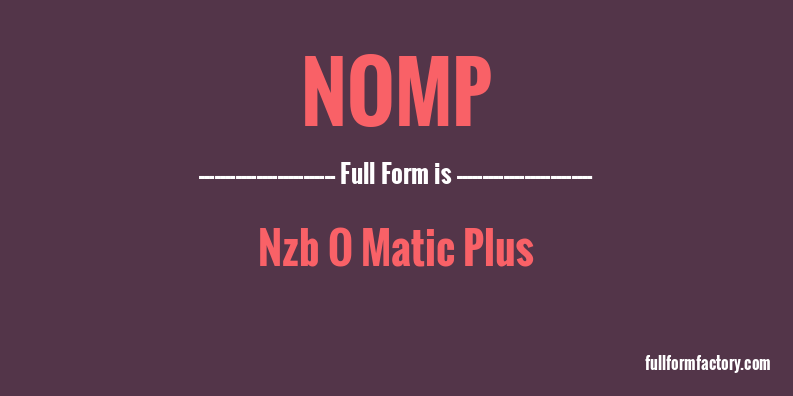 nomp-full-form