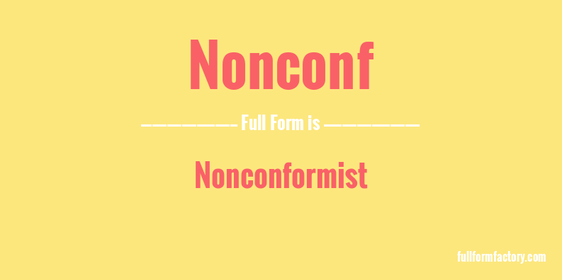 nonconf-full-form
