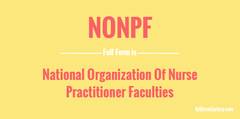 nonpf-full-form