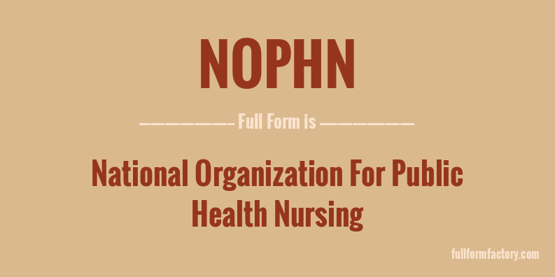 nophn-full-form