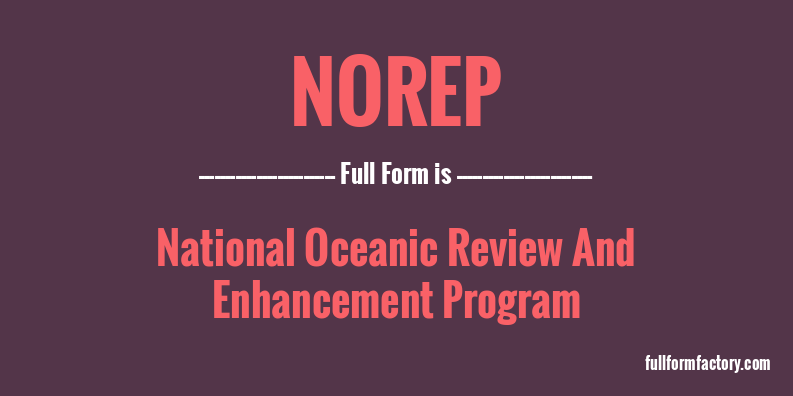 norep-full-form
