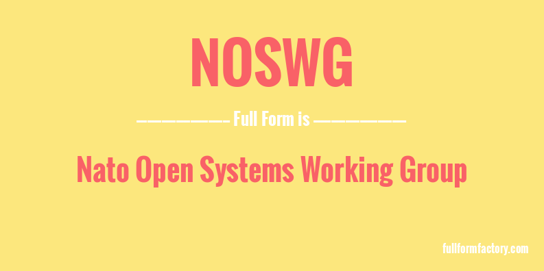 noswg-full-form