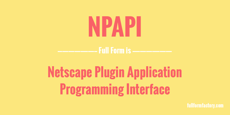 npapi-full-form