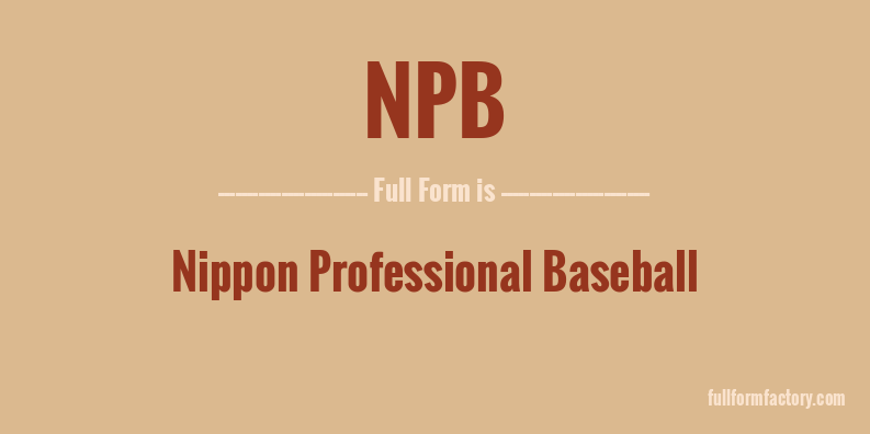 npb-full-form