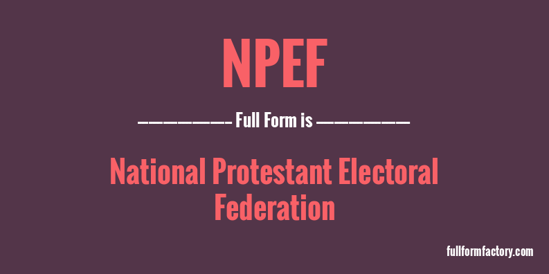 npef-full-form