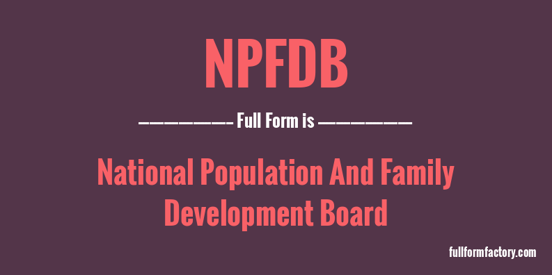 npfdb-full-form