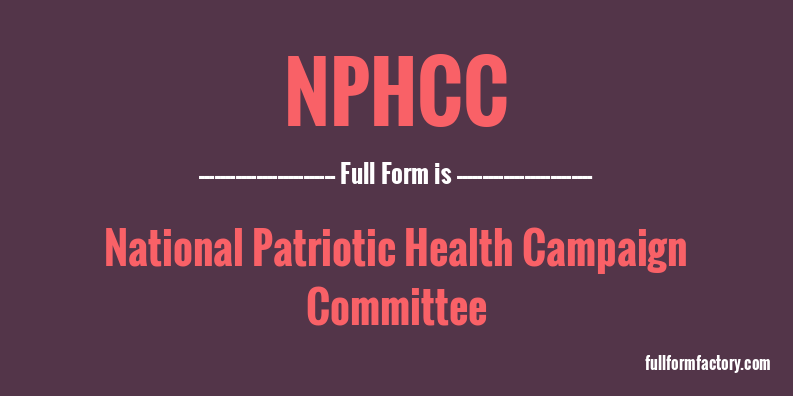 nphcc-full-form